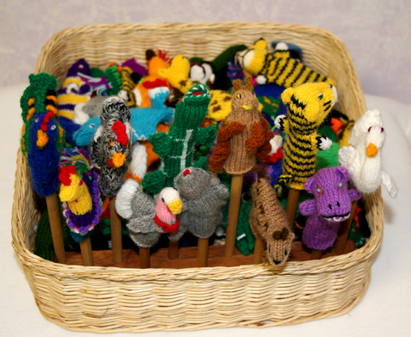 Hand Knit Fair Trade Finger Puppets